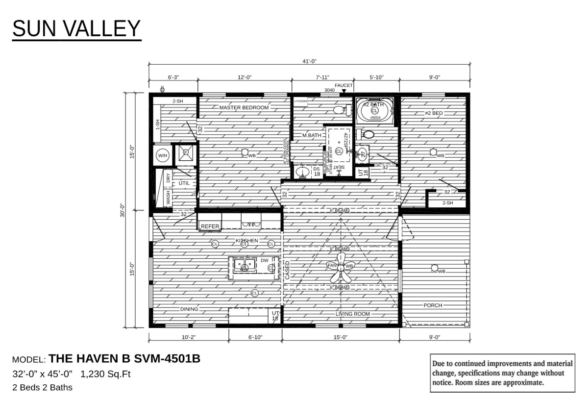 Sun Valley Series / The Haven B SVM-4501B Built By Deer Valley Homebuilders